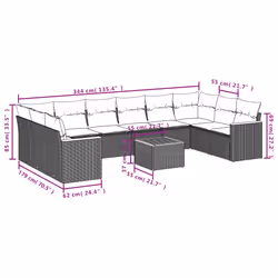VidaXL 3258727 set mobili da esterno