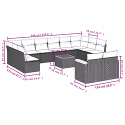 VidaXL 3258853 set mobili da esterno - Vista aggiuntiva 3