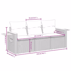 VidaXL 3258997 set mobili da esterno - Vista aggiuntiva 3