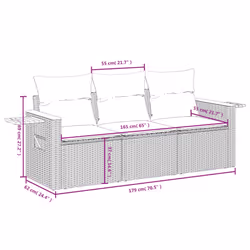 VidaXL 3258999 set mobili da esterno