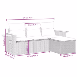 VidaXL 3259144 set mobili da esterno - Vista aggiuntiva 3