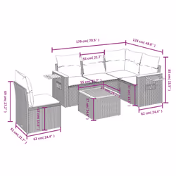 VidaXL 3259214 set mobili da esterno - Vista aggiuntiva 3