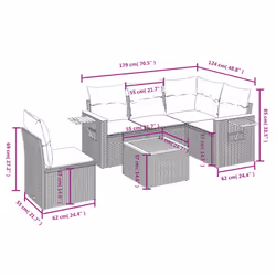 VidaXL 3259220 set mobili da esterno - Vista aggiuntiva 3