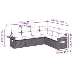 VidaXL 3259241 set mobili da esterno - Vista aggiuntiva 3