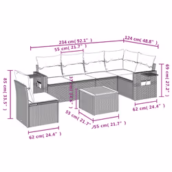 VidaXL 3259265 set mobili da esterno