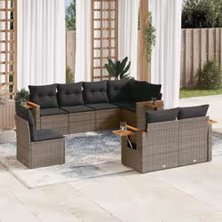 VidaXL 3259407 set mobili da esterno Grigio scuro - Vista aggiuntiva 2