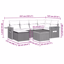 VidaXL 3259423 set mobili da esterno - Vista aggiuntiva 3