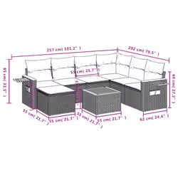 VidaXL 3259451 set mobili da esterno