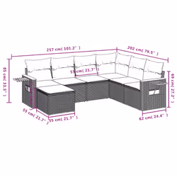VidaXL 3259452 set mobili da esterno