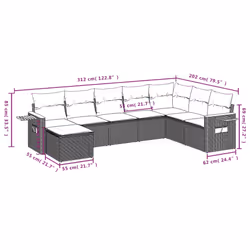 VidaXL 3259493 set mobili da esterno