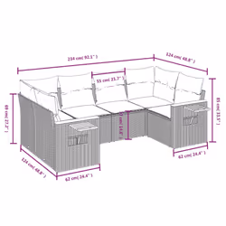 VidaXL 3259500 set mobili da esterno