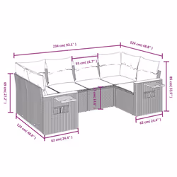 VidaXL 3259501 set mobili da esterno