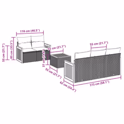 VidaXL 3259864 set mobili da esterno