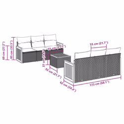 VidaXL 3259875 set mobili da esterno