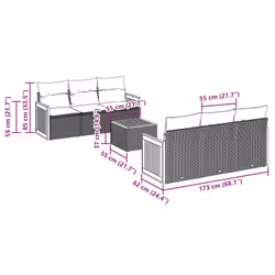 VidaXL 3259876 set mobili da esterno