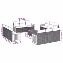 VidaXL 3259923 set mobili da esterno