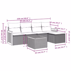 VidaXL 3260004 set mobili da esterno
