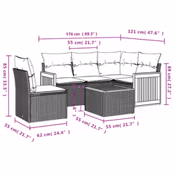 VidaXL 3260063 set mobili da esterno - Vista aggiuntiva 3