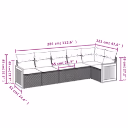 VidaXL 3260075 set mobili da esterno - Vista aggiuntiva 3