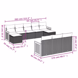 VidaXL 3260494 set mobili da esterno