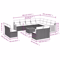 VidaXL 3260551 set mobili da esterno - Vista aggiuntiva 3