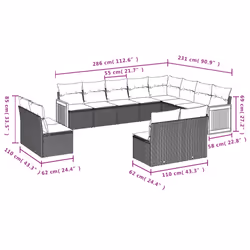 VidaXL 3260560 set mobili da esterno
