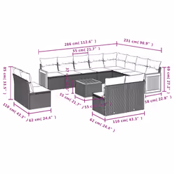 VidaXL 3260562 set mobili da esterno