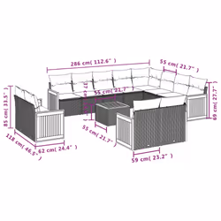 VidaXL 3260596 set mobili da esterno