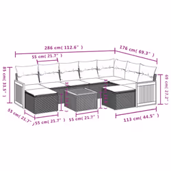 VidaXL 3260630 set mobili da esterno