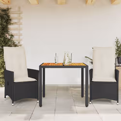 VidaXL 3276679 set mobili da esterno Crema, Bianco - Vista aggiuntiva 2
