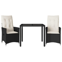 VidaXL 3276691 set mobili da esterno Crema, Bianco