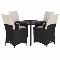 VidaXL 3276693 set mobili da esterno Crema, Bianco - Vista aggiuntiva 2