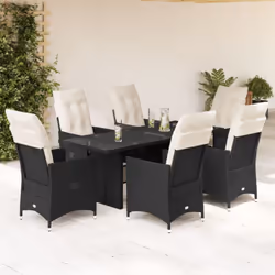 Questo set da pranzo da giardino è un'ottima scelta per pranzare all'aperto o per rilassarvi in giardino, in cortile, o sul p ...