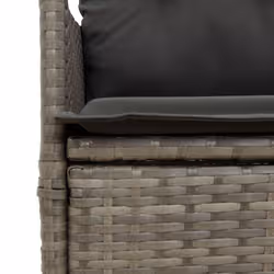 VidaXL 3276732 set mobili da esterno Grigio scuro - Vista aggiuntiva 6