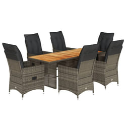 VidaXL 3276733 set mobili da esterno Grigio scuro