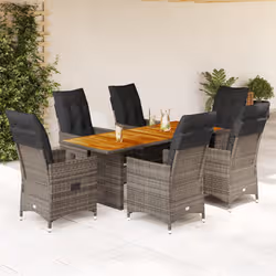 VidaXL 3276734 set mobili da esterno Grigio scuro - Vista aggiuntiva 2