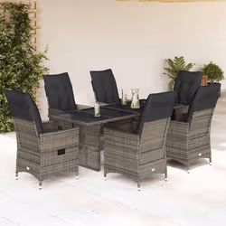 VidaXL 3276744 set mobili da esterno Grigio scuro - Vista aggiuntiva 2