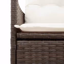 VidaXL 3276778 set mobili da esterno Crema, Bianco - Vista aggiuntiva 6