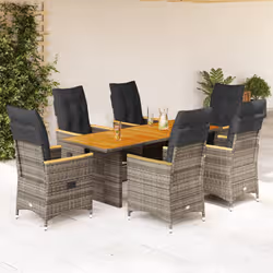 VidaXL 3276852 set mobili da esterno Grigio scuro - Vista aggiuntiva 2