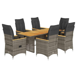 VidaXL 3276854 set mobili da esterno Grigio scuro