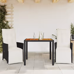 VidaXL 3276855 set mobili da esterno Crema, Bianco - Vista aggiuntiva 2