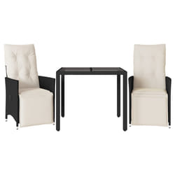 VidaXL 3276863 set mobili da esterno Crema, Bianco