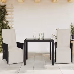VidaXL 3276863 set mobili da esterno Crema, Bianco - Vista aggiuntiva 2