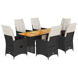 VidaXL 3276869 set mobili da esterno Crema, Bianco