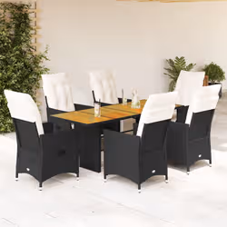 VidaXL 3276869 set mobili da esterno Crema, Bianco - Vista aggiuntiva 2