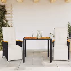 VidaXL 3276959 set mobili da esterno Crema, Bianco - Vista aggiuntiva 2