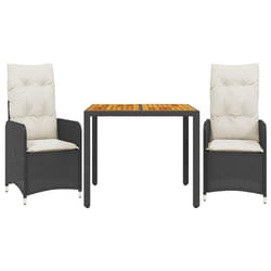 VidaXL 3276975 set mobili da esterno Crema, Bianco