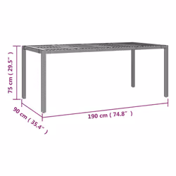 VidaXL Set Bistrò da Giardino 9 pz con Cuscini in Polyrattan Nero - Vista aggiuntiva 8