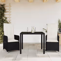 VidaXL 3276987 set mobili da esterno Crema, Bianco - Vista aggiuntiva 2