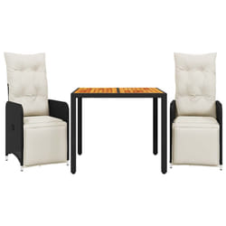 VidaXL 3277127 set mobili da esterno Crema, Bianco